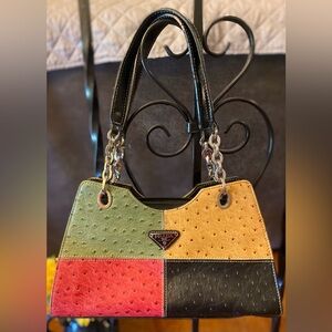 🔥🔥Vintage 90s Prada Ostridge Leather Shoulder Bag🔥🔥